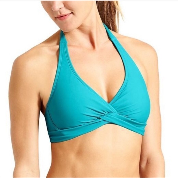 Athleta Tara Halter Bikini Top 34 B / C - Picture 1 of 6